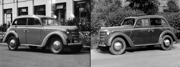 След войната почти цялото оборудване от завода на Opel в Рюселхайм е отнесено в СССР. Руснаците слагат ръка и на документацията на модела на Opel – Kadett K38. И появилият се през 1946 година Москвич 400 е „проектиран на техническата база” на модела на Opel, което означава, че 400 е копие на Kadett.